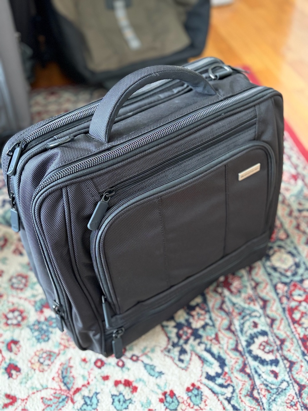 Men’s Briefcase Shoulder Bag - Professional Travel Laptop Bag